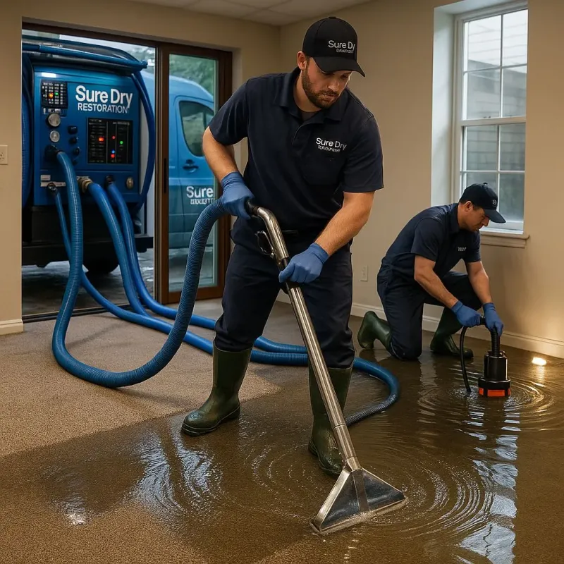 Water Extraction and Removal process in New Hope, MN